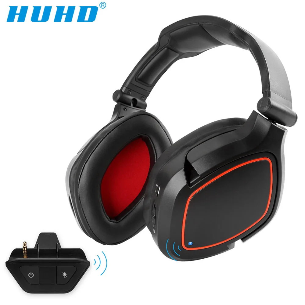 Беспроводная игровая гарнитура HUHD 2 4G для Xbox One с адаптером 7 1 Surround Sound