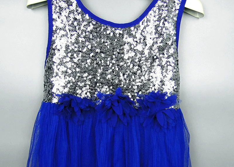 Платье с блестками для девочек праздничное платье принцессы высокого качества