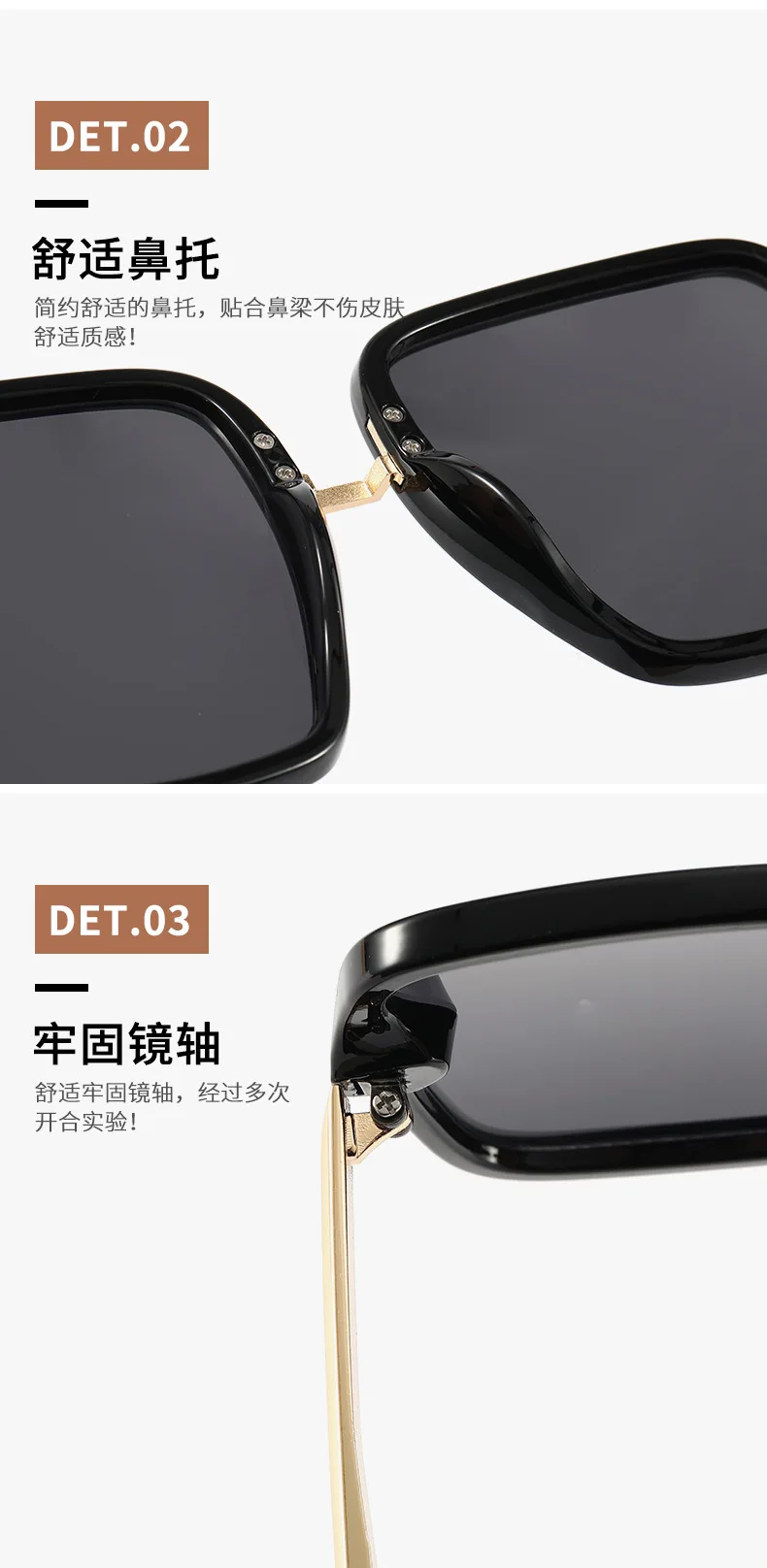 

Square Sunglasses Women 2021 High Quality Retro Oversized Sunglasses Women Square Glasses Women Men Luxury Eyeglasses UV400