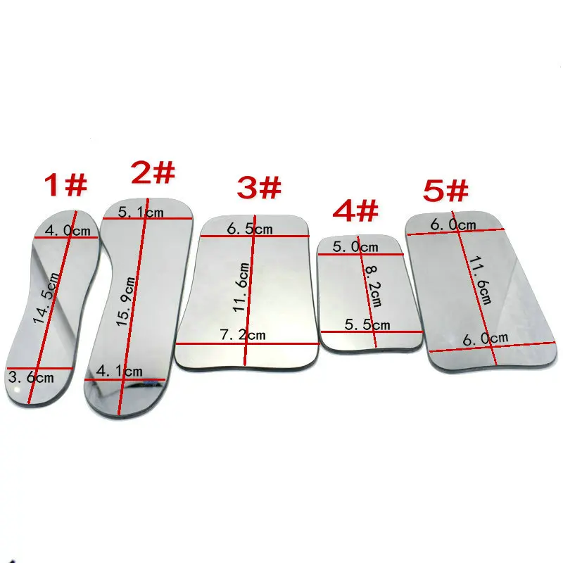 5 PCS Dental Double Side Mirrors Orthodontic Dental Photography Reflector Glass Coated titanium Intra Oral Dentist Mirrors