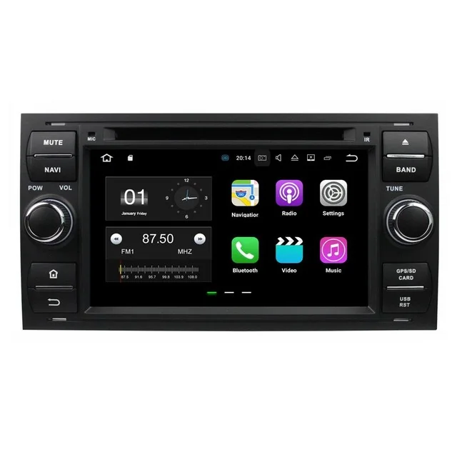 Android 8 1 2 Гб ОЗУ 16 4 ядра для Ford FOCUS Mondeo S MAX C Galaxy Fiesta Fusion автомобильный dvd плеер GPS