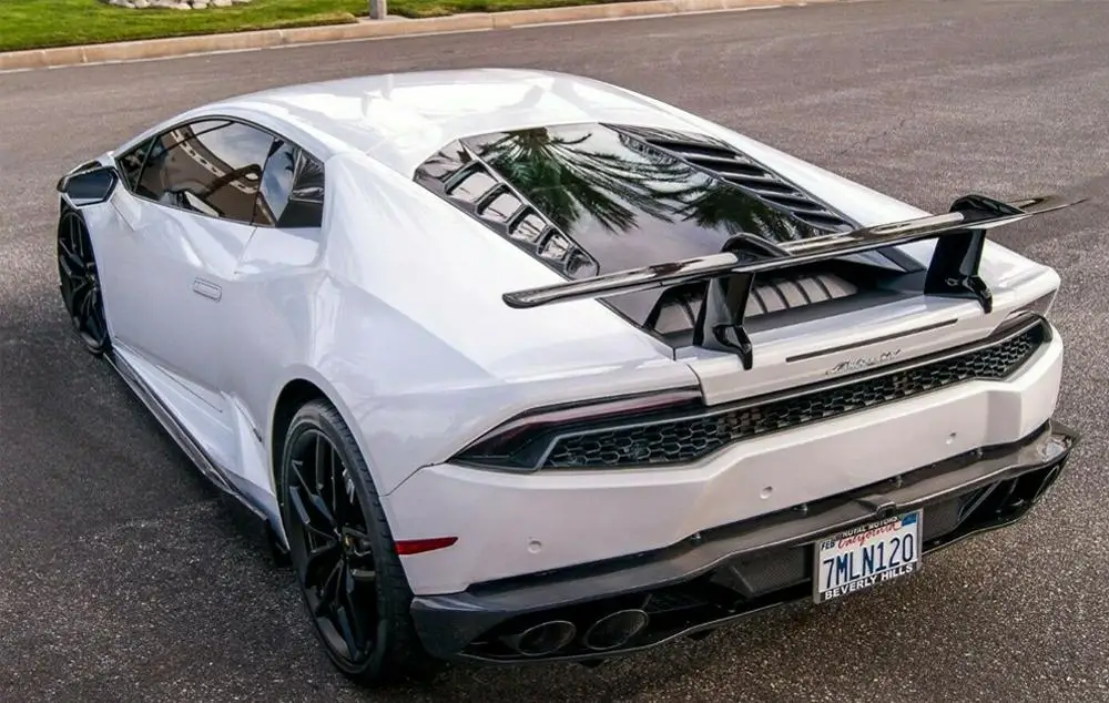 Задний спойлер из углеродного волокна для Lamborghini Huracan LP580 LP610 Coupe 2-дверные