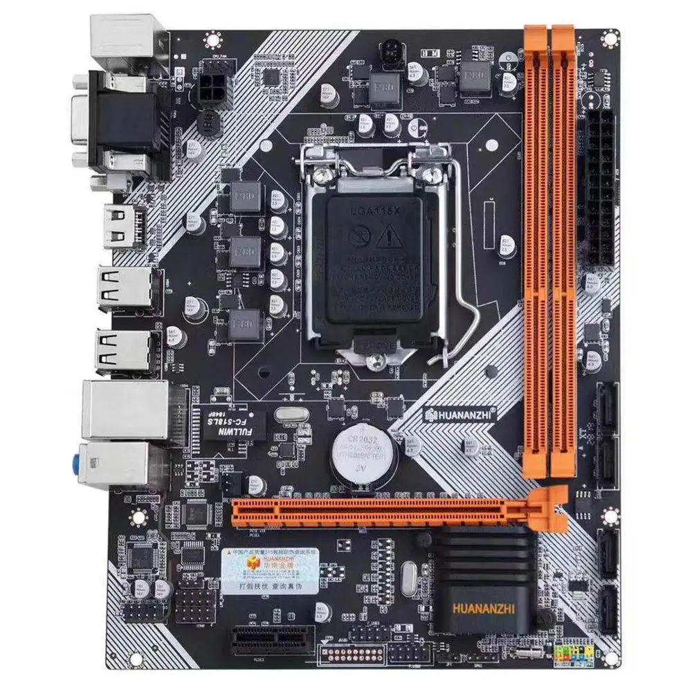 Huananzhi B75 настольная материнская плата LGA1155 для i3 i5 i7 cpu поддержка памяти ddr3