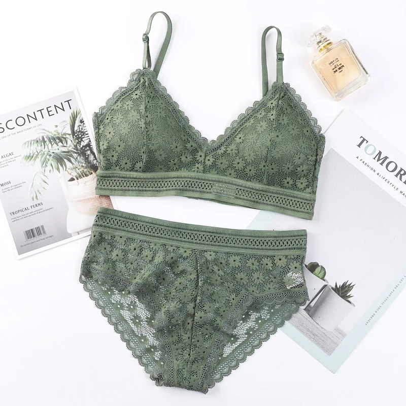 Женское нижнее белье бюстгальтер комплект нижнего белья кружевной бесшовный