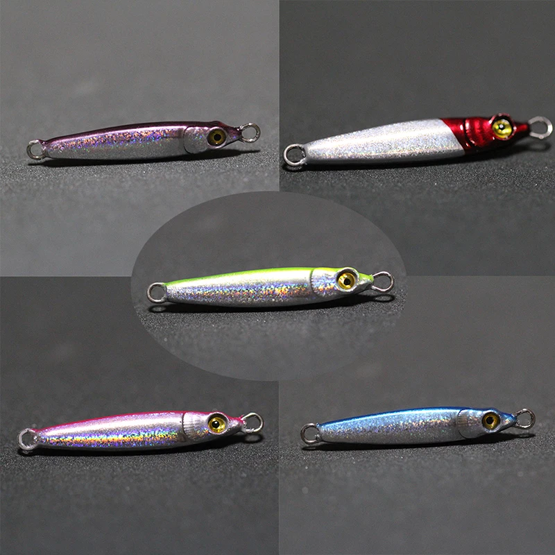 

Metal Jigging Spoon 3D Eyes Artificial Bait Boat Fishing Jig Lures Super Hard Lead Fish Fishing Lures