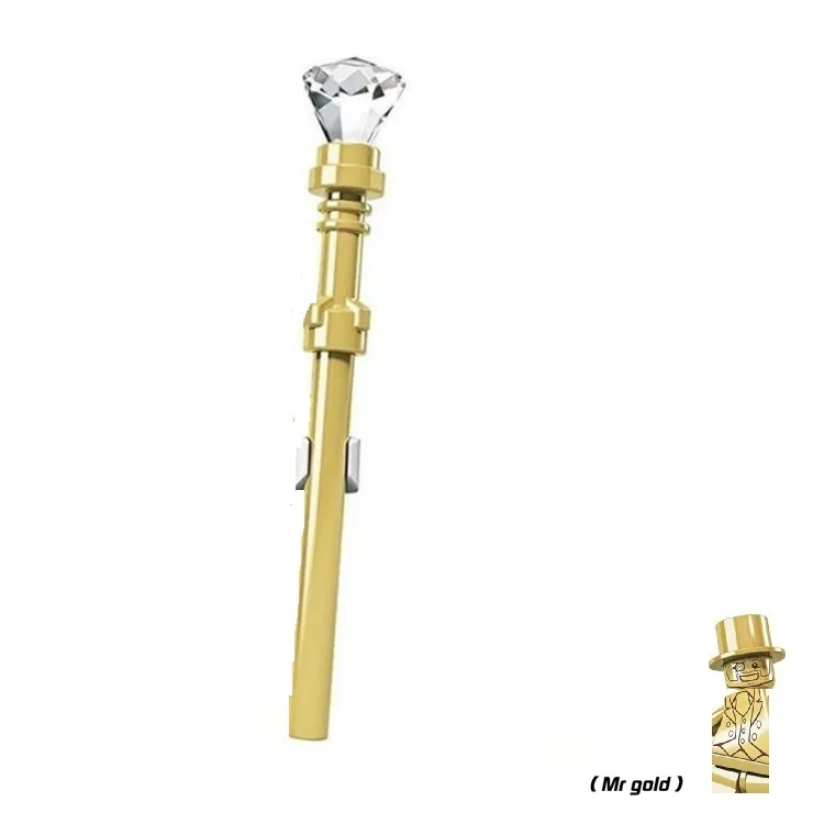 Mr золотые фигурки блоки городские аксессуары Блокировка строительные