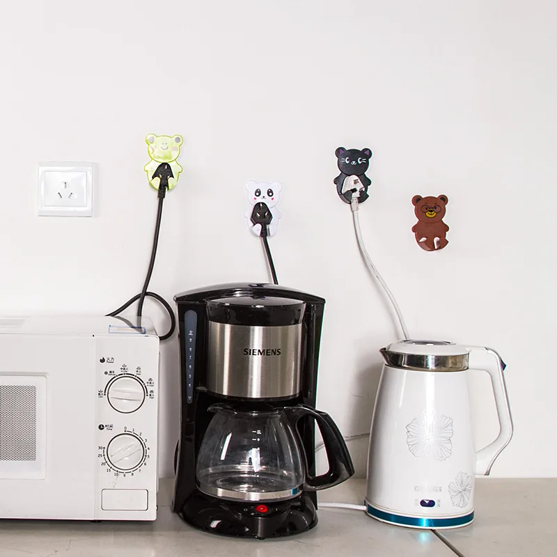 2 шт. клейкий крючок для хранения с мультяшными животными | Дом и сад