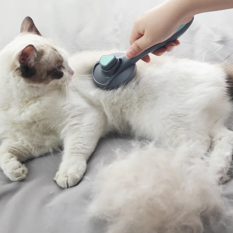 

Pet Hair Remover Brush Cat Dog Grooming Comb Brush Automatic Brush Trimmer Pet Hair Cleaner For Dogs Cats Comb Brush Tool