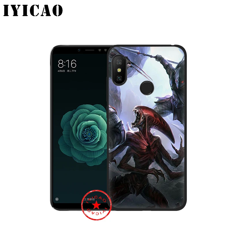Мягкий чехол IYICAO Alien Vs Predator для Xiaomi Mi 10 A3 A2 Lite A1 CC9 CC9E 9T 9 8 6 SE Pro F1 Max 3 5X 6X MiA1 MiA2 |