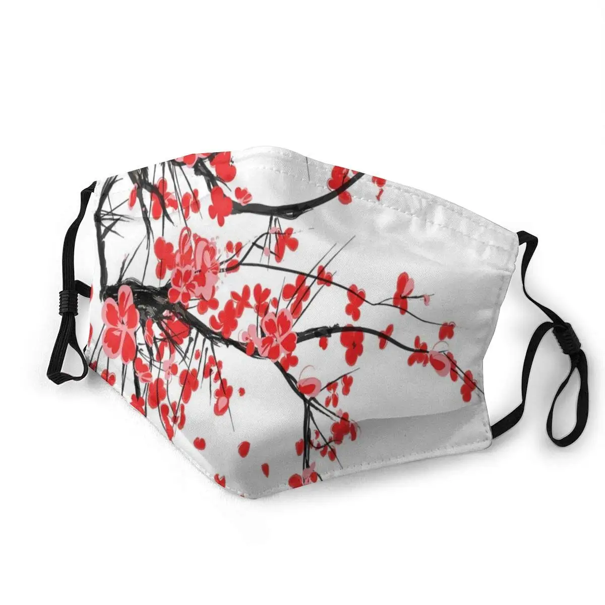 

Fashion Comfortable Windproof Mask,Japanese Cherry Blossom Sakura Blooms Branch Spring Inspirations Print,Washable Reusable Mask