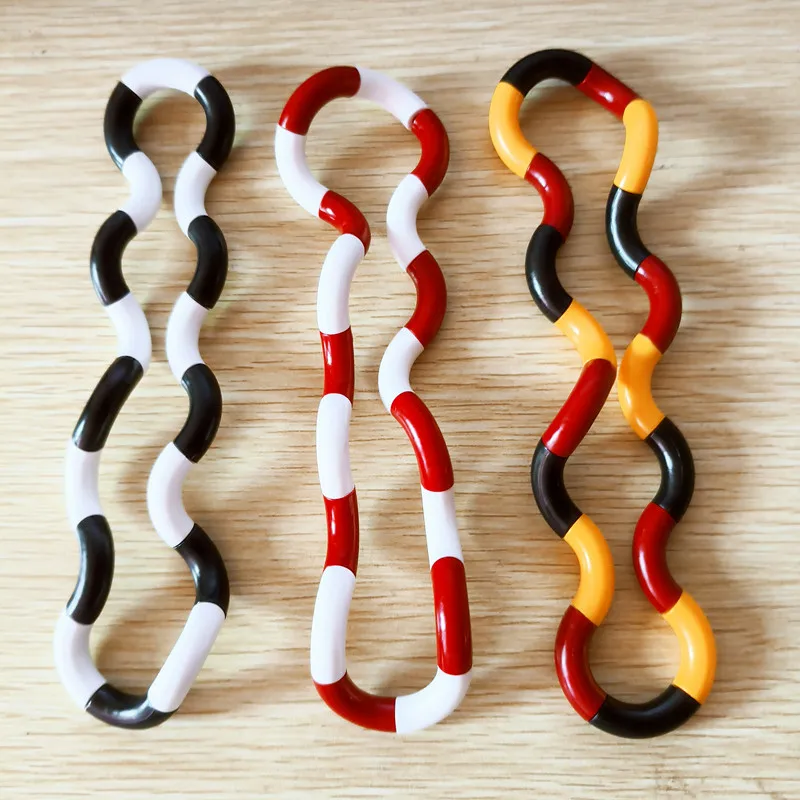 

Twisted Ring Magic Fidget Magic Trick Rope Tangle Fidget Toy Creative DIY Winding Leisure Education Stress Relief Kid Xmas Toy