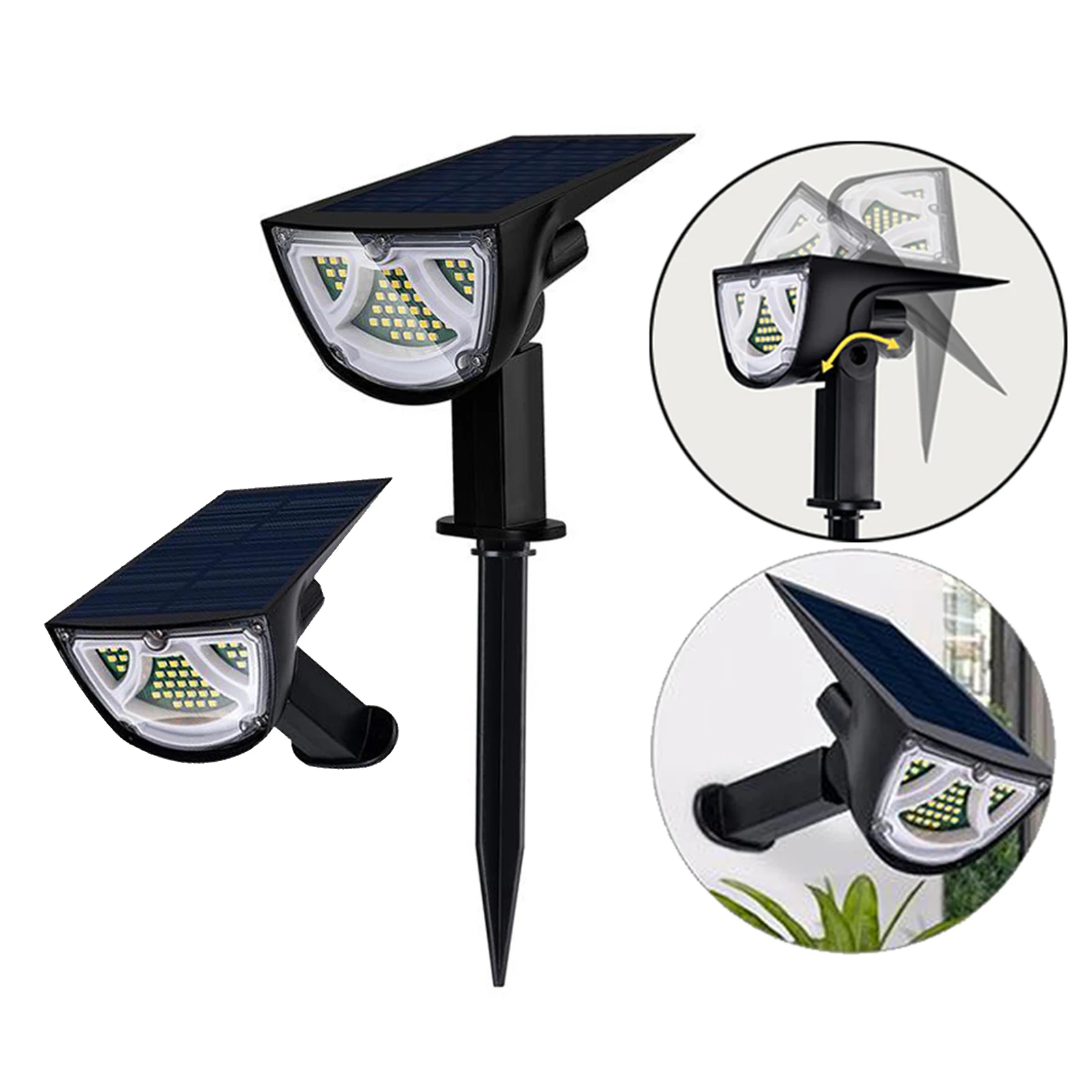 

Waterproof Garden Lights Lamp LED Solar Powered Walkway Outdoor Wall Lights