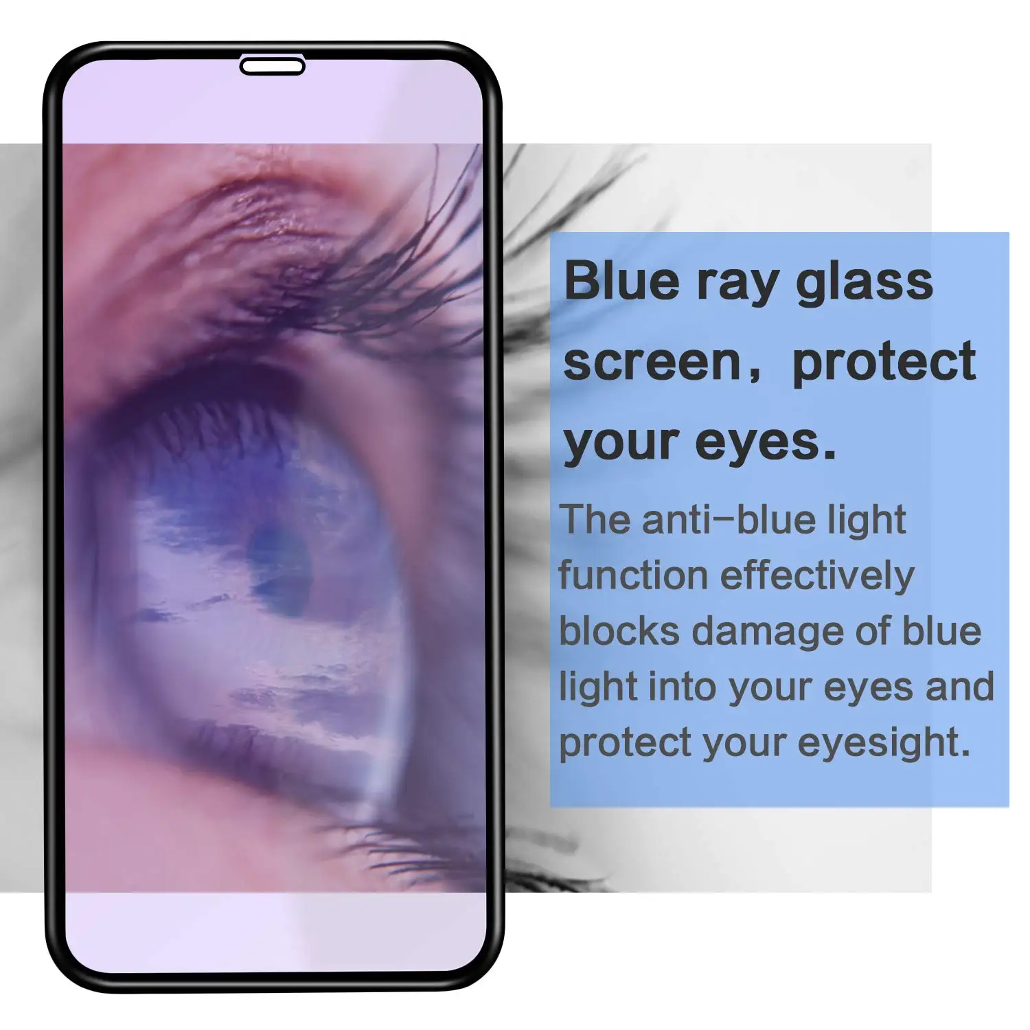 [2 шт] протектор экрана из закаленного стекла для iPhone Xs Max XR 8 Plus анти-синий луч 3D