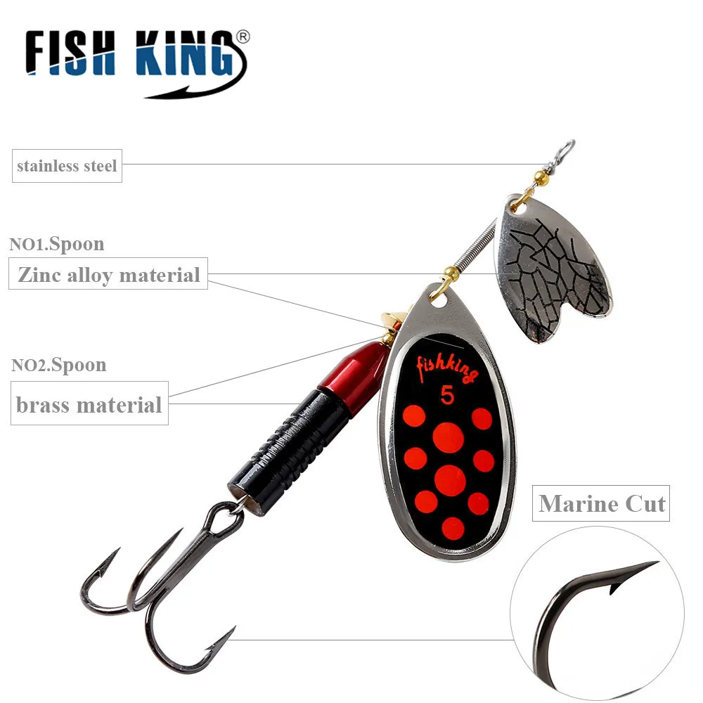FISH KING 1 шт. 22 г длинная литая глубокая Беговая рыболовная приманка двойной срез