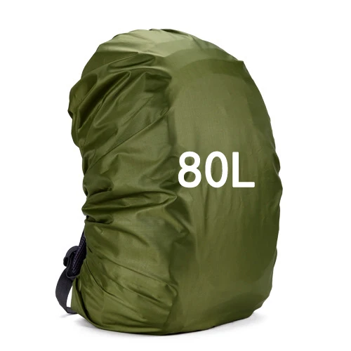 Army 80L 35L 45L 55L 70L 80L рюкзак дождевик походный туристический Водонепроницаемый пылезащитный спортивный мешок Сверхлегкий Открытый инструмент - Цвет: Army 80L