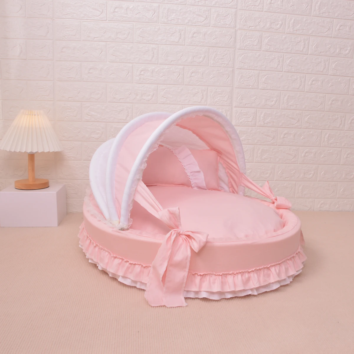 

Cotton Pet Cradle Bed Comfortable Kennel Cat Canopy