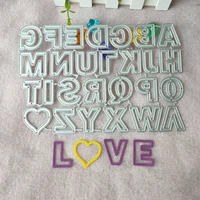 new double deck large big alphabet set die cut letter metal cutting dies stencil scrapbooking embossing craft stamps and dies