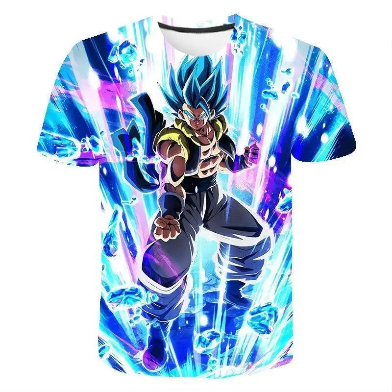 Футболка Goku Vegeta модные детские костюмы с драконом-жемчугом Z в стиле хип-хоп для