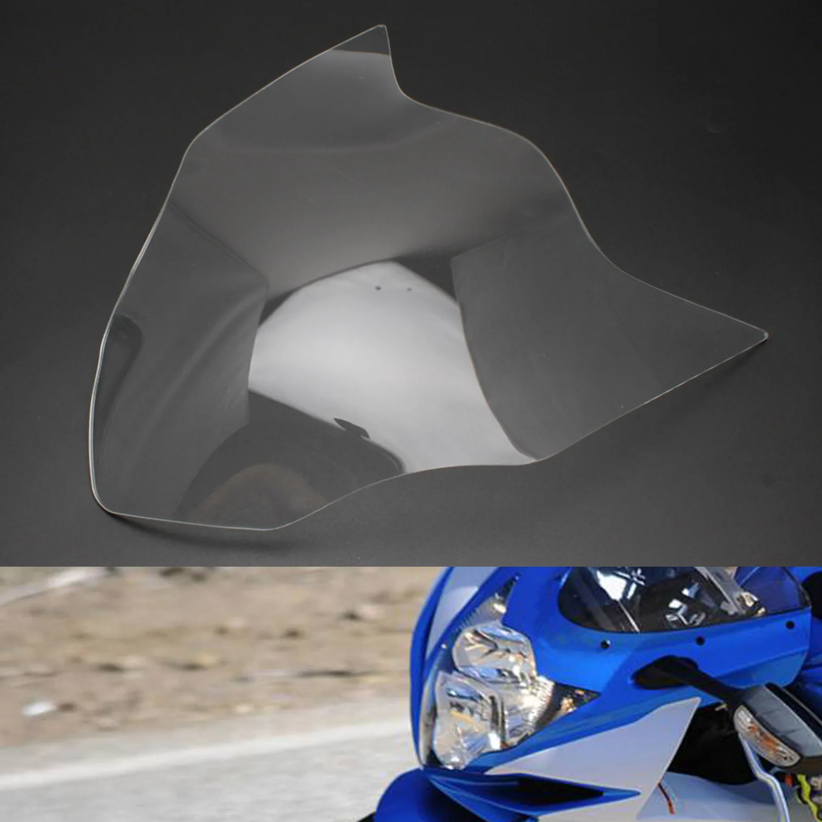 

Topteng Front Headlight Lens Protection Fit For Suzuki Gsx-R 600 Gsx R 600 14-20 Smoke Motorcycle Parts