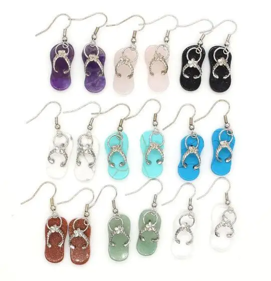 Хит! Вьетнамки Серьги с камнями подвески Подарок любовью Прекрасный модный