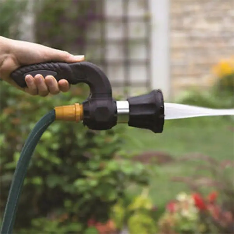 

Super Powerful Hose Blaster Fireman Nozzle Lawn Garden Home Car Wash Pressurized Sprayer