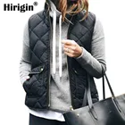 Женская флисовая парка Hirigin, зимняя теплая облегающая куртка без рукавов, размеры S, M, L, XL