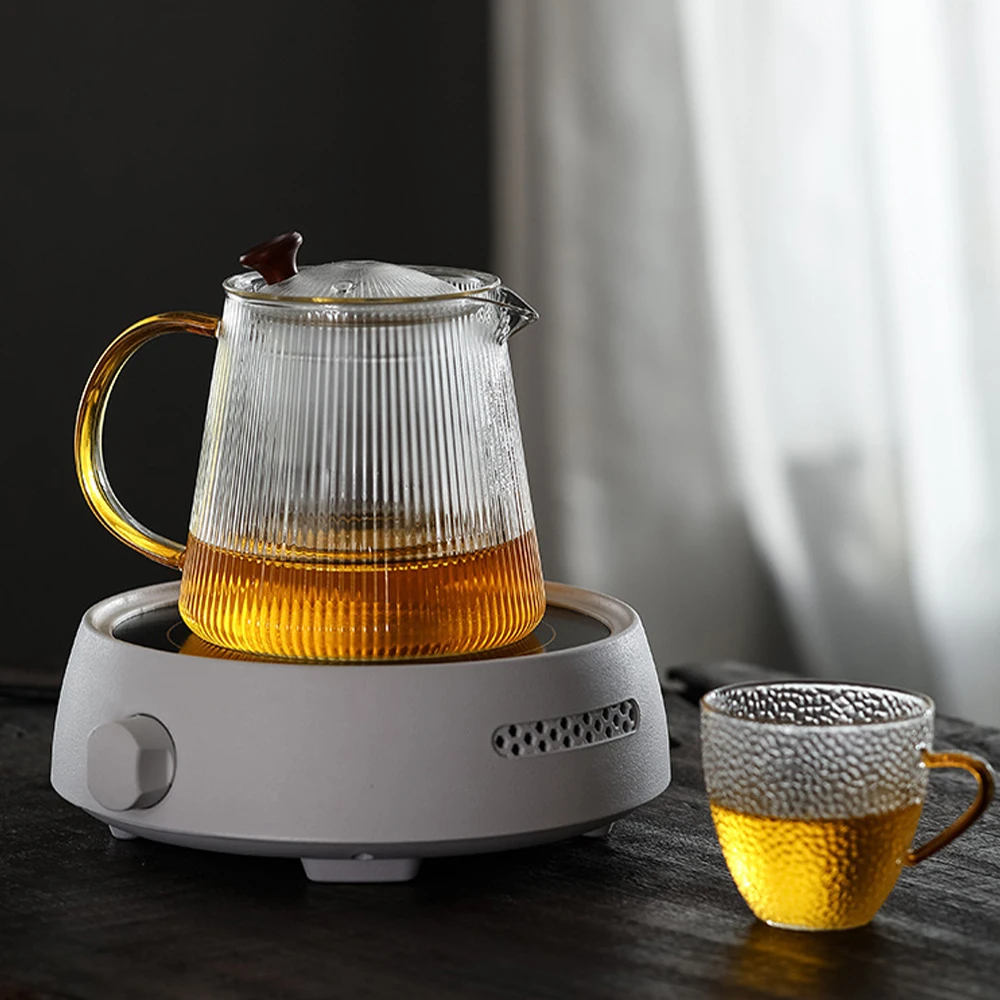 Вертикальный Хрустальный чайник в полоску с цветочным чайником | Дом и сад