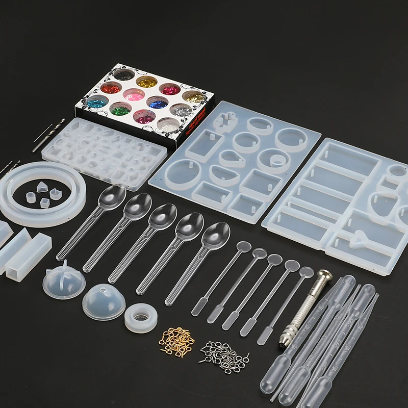 83 шт./компл. DIY силиконовые формы для литья смолы инструменты изготовления