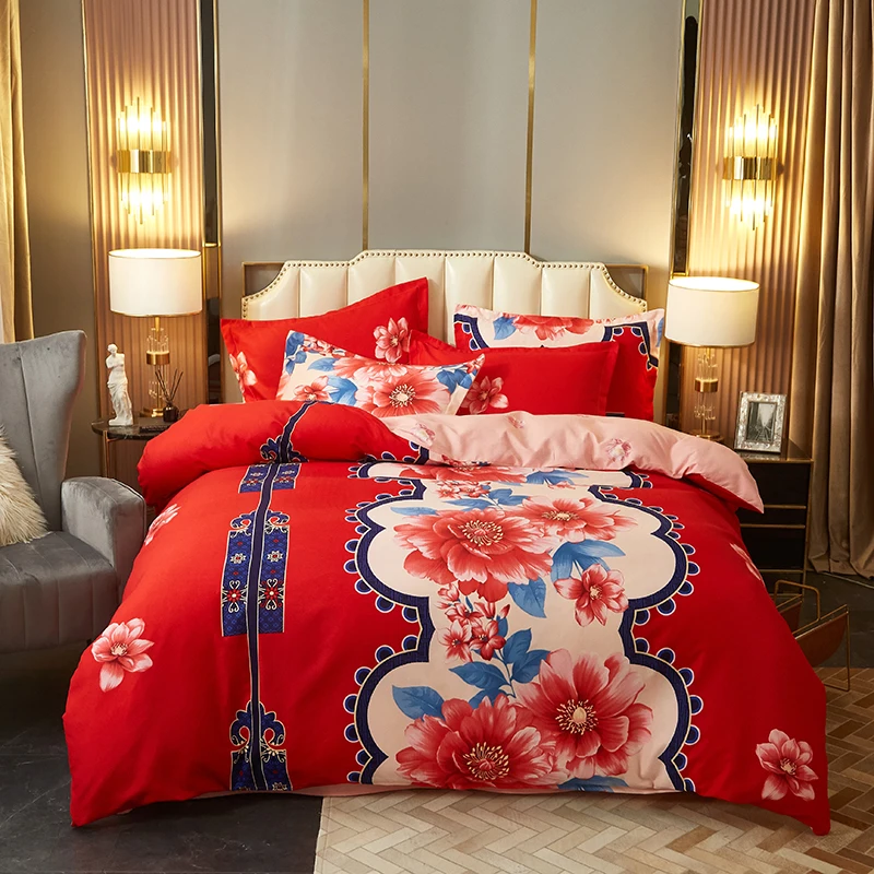 

Chinese style bed cover duvet cover bed cover double bed double bed cover bed bedding furry winter bedspread