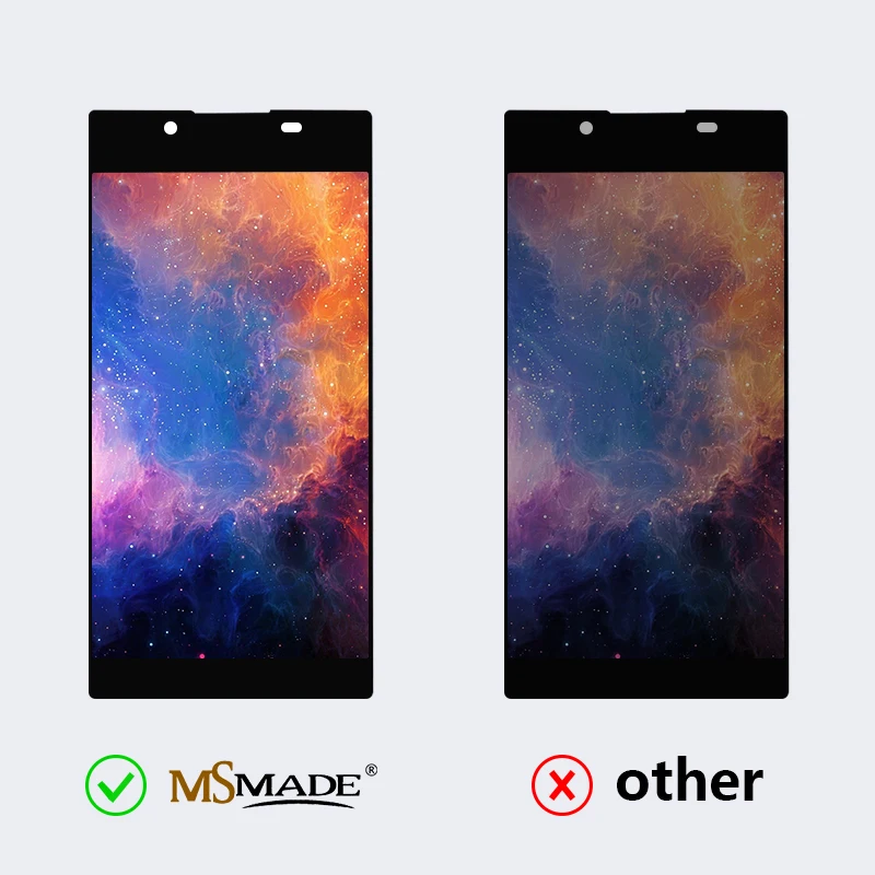 Для sony Xperia L1 G3312 G3311 ЖК сенсорный экран дигитайзер дисплей запасные части в сборе с рамкой Протестировано 5,5"