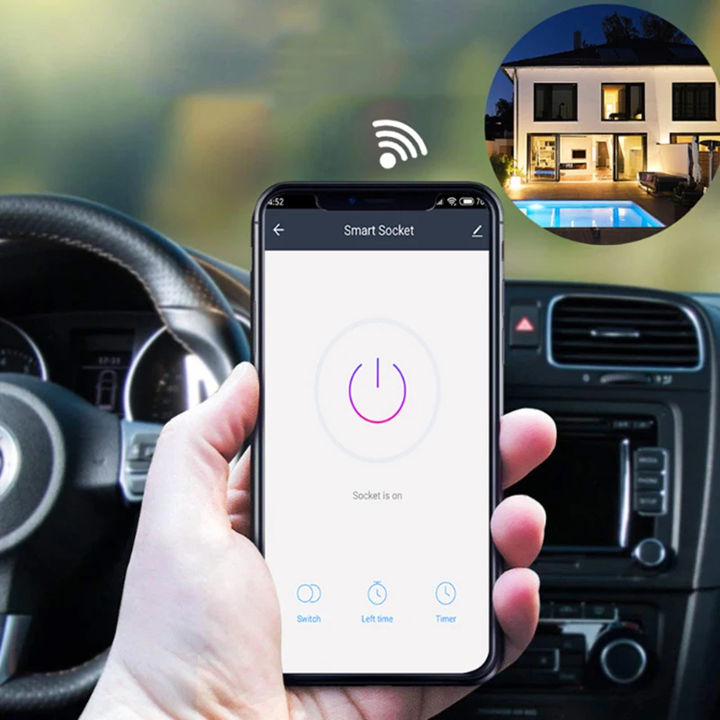 Умная домашняя розетка с европейской вилкой версия WiFi креативная лента питания