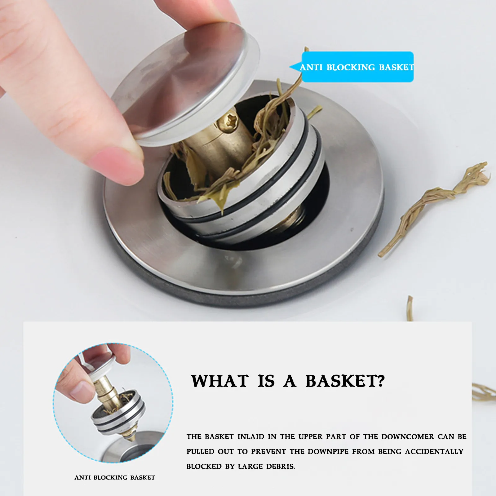 Универсальный умывальник отскок сливной фильтр для раковины стопор Ванна Пробка