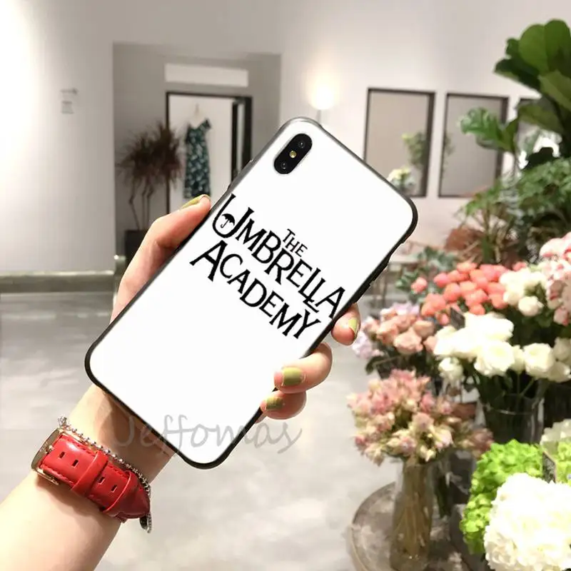 Новинка мягкий резиновый чехол для телефона с логотипом Академии TV Umbrella iphone 5 5S SE