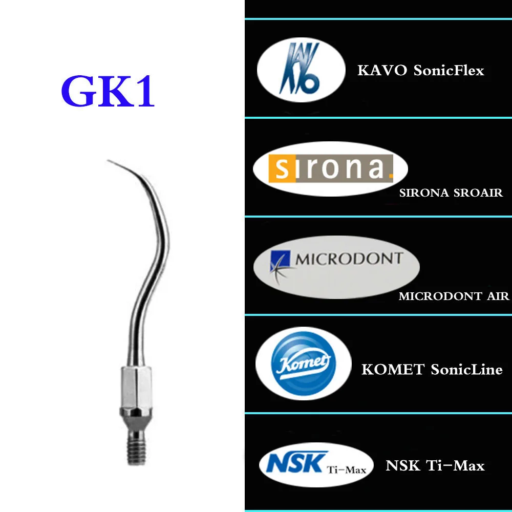5 шт./лот наконечник зубного скалера GK1 для KAVO SONICFLEX/для SIRONA SROAIR/ KOMET SonicLine/ NSK Ti Max/