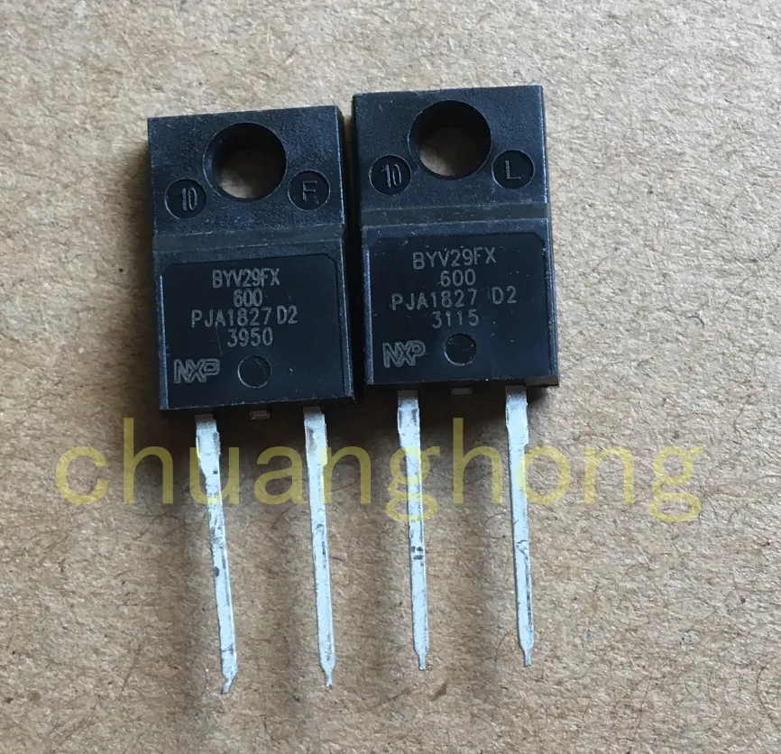 

1Pcs/Lot Original New BYV29FX600 Rectifier Diode TO-220F-2 BYV29FX BYV29FX-600