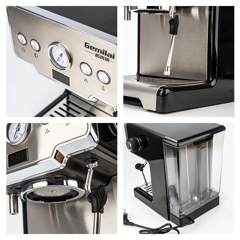 

Commercial Coffee Grinder Home American Espresso Semi-automatic Cafeteira Steam Milk Tea Shop