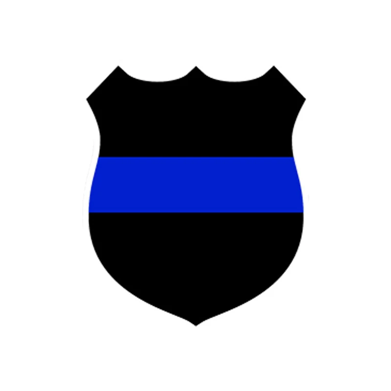 Автомобильный Стайлинг Стикеры тонкий синий линия полицейский значок