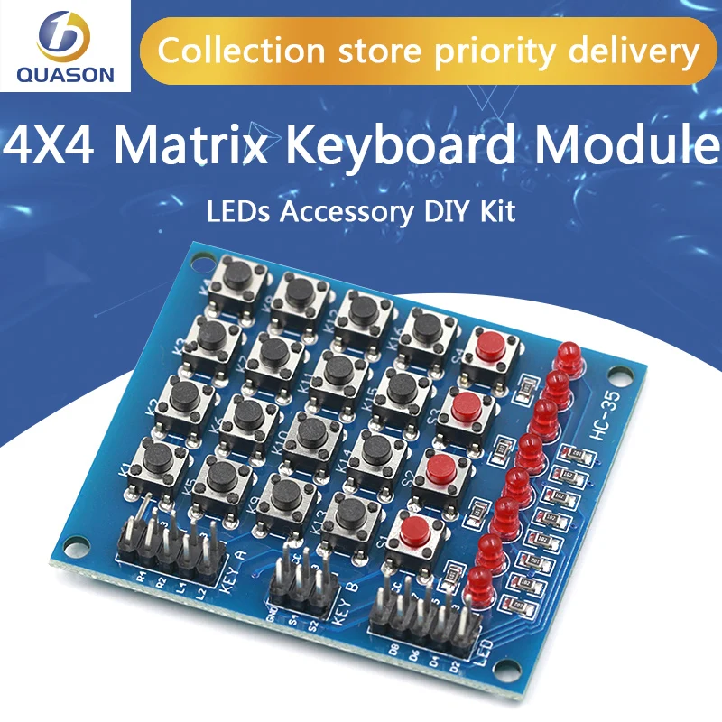 Матричная клавиатура 4X4 для Arduino модуль с 16 кнопками Панель кнопок tastaur Switch 4*4 Tasten 8
