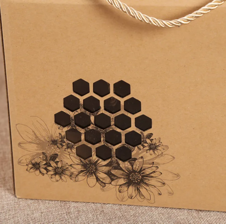 Складные крафт гофрированные картонные коробки бумажные упаковочные подарочные