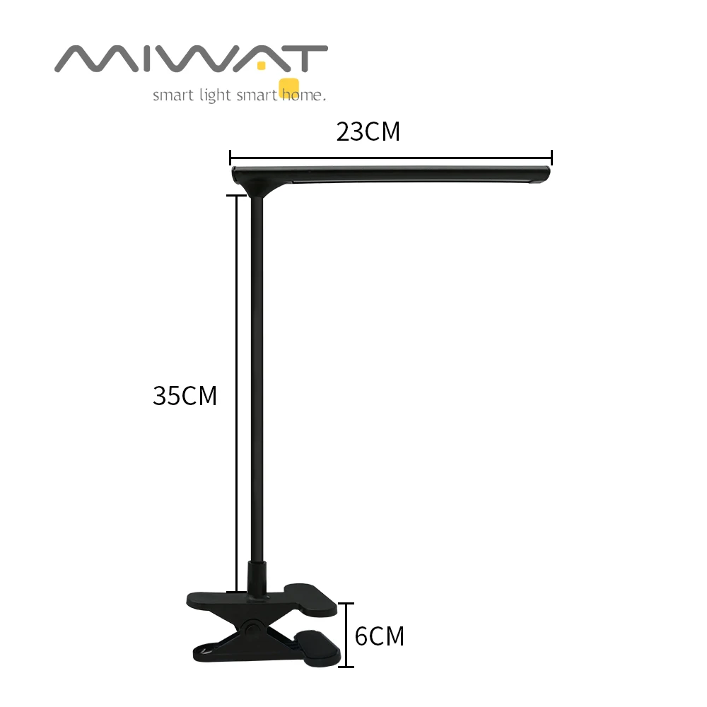 USB светодиодный регулируемый зажим для чтения книг лампа супер яркая DC 5V 3W