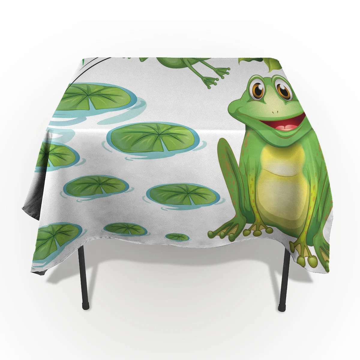 Лягушка лист лотоса бассейн мультфильм настольные аксессуары Декоративная