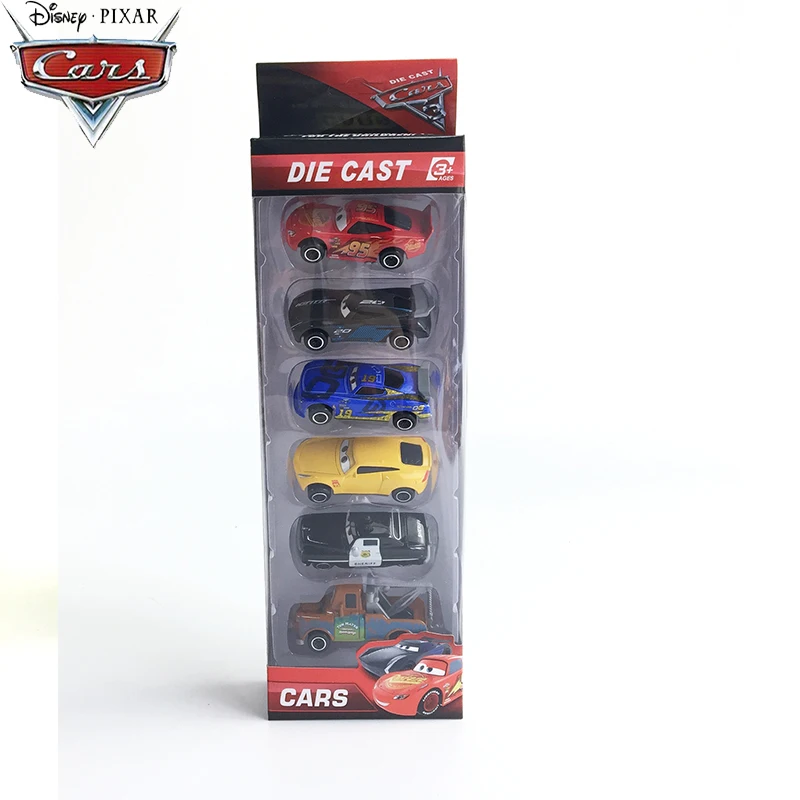 Pixar Cars 2 3 портативная детская игрушечная машинка для парка модель Lightning McQueen сплав вагон мальчик собранная евродационная игрушка - Цвет: 3