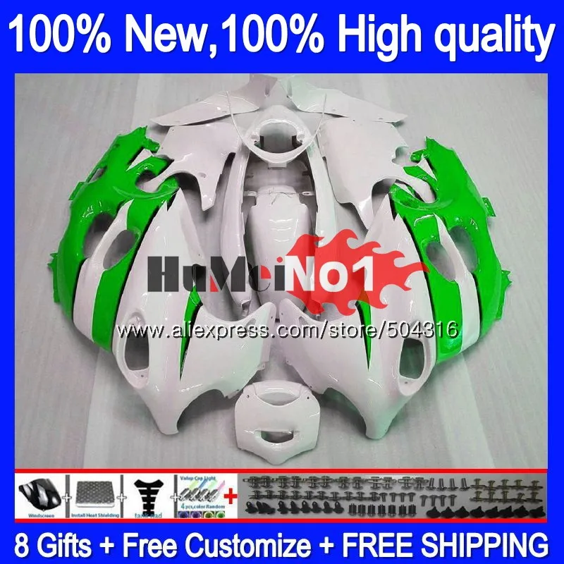 

Body For SUZUKI KATANA GSX750F GSXF750 2003 2004 05 06 07 White Green 13MC.97 GSXF 750 600 GSXF600 03 04 2005 2006 2007 Fairing