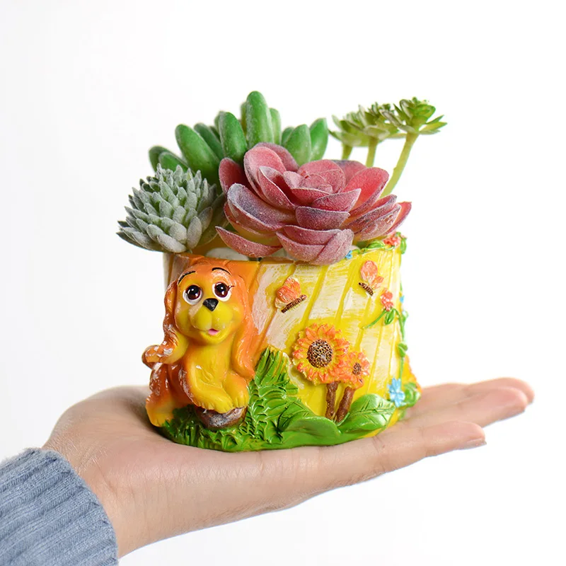 Силиконовая бетонная форма Китайский Зодиак цветочный горшок цементная | Дом и