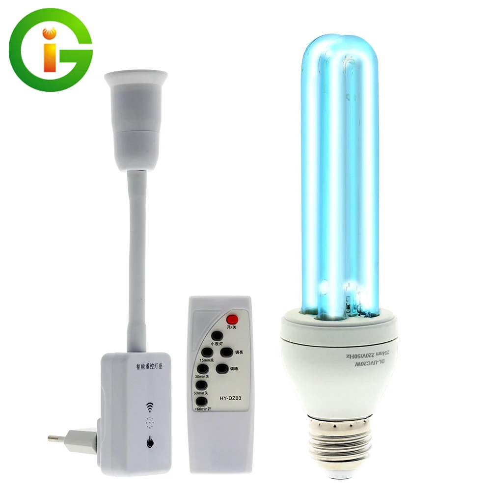 E27 UVC бактерицидный УФ-светильник лампа для дезинфекции озона Стерилизация