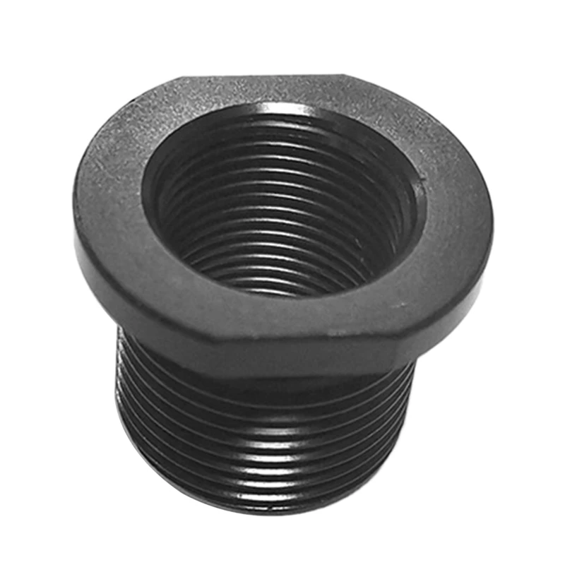 

Aluminum Anode Fuel Filter Adapter Reducer Threaded Adapter for 1/2-28 ID to 5/8-24 OD Threaded Adapter