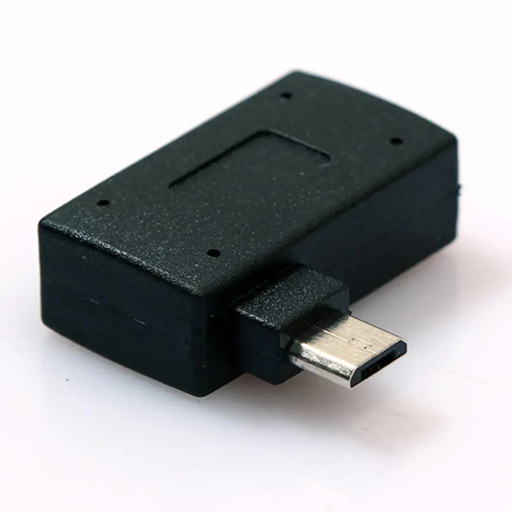 2 шт. Мини Micro USB OTG кабель адаптер 90 градусов левый и правый угол 0 Хост конвертер