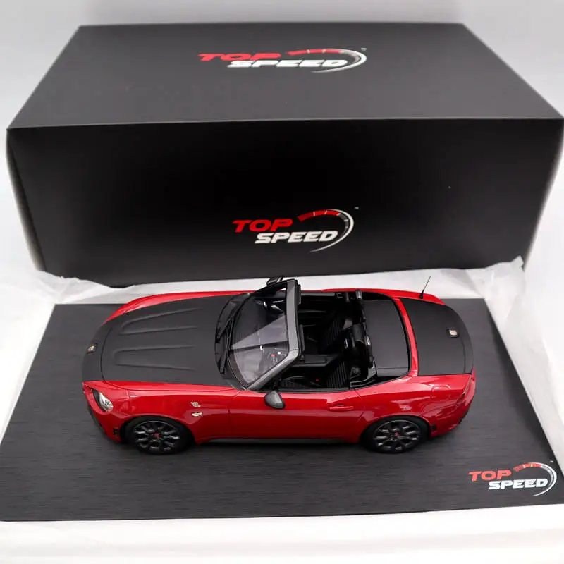 Высокоскоростной для Abarth 124 паук Коста-Брава 1972 красный модели из смолы TS0078