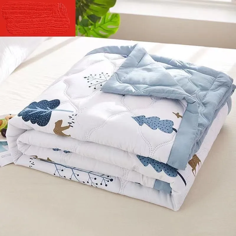 

Summer Washed Quilt Air-conditioning Soft Thin Blanket For Newborn Towel Muslin Swaddles Sofa Blanket Breastfeeding Cover