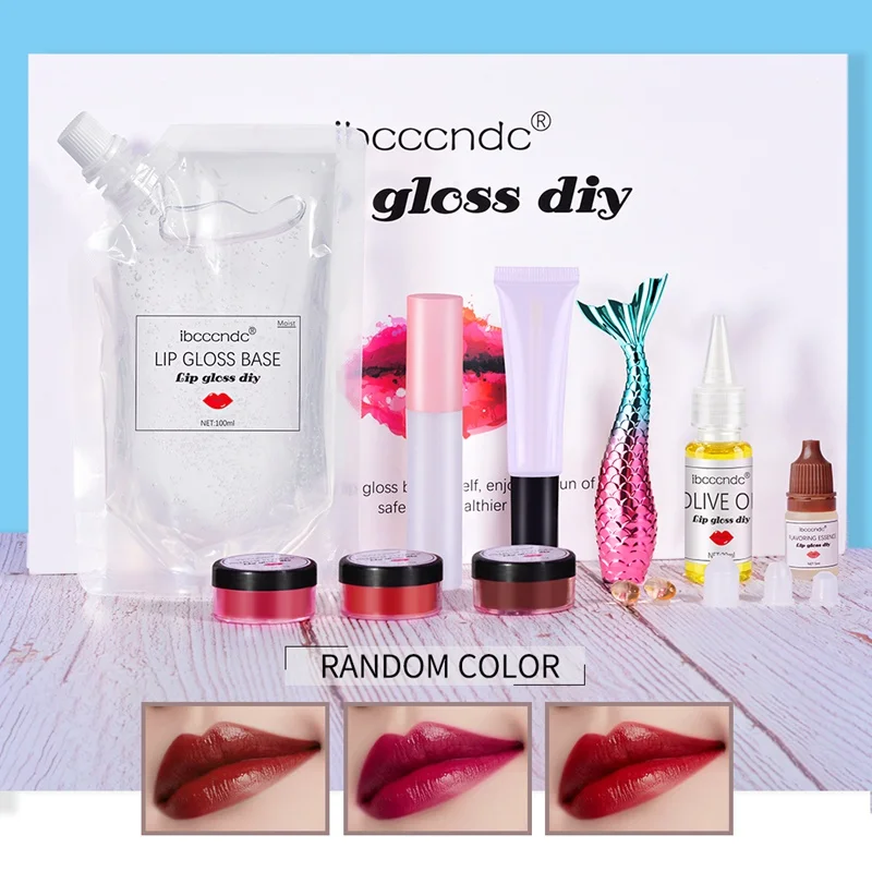 2020 набор блесков для губ ручной работы органический праймер макияжа губ|Блеск